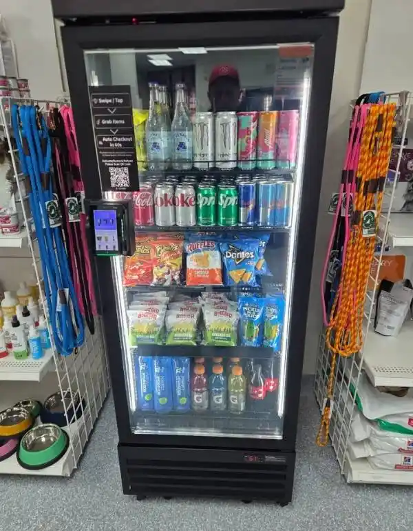 Snack vending machines offering a variety of snacks for quick and easy access