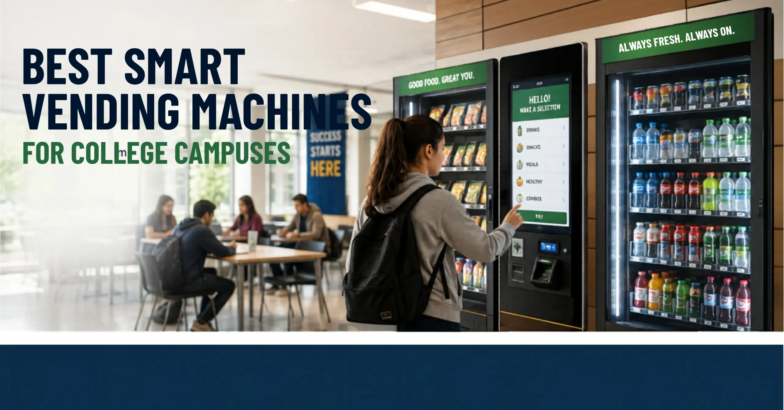 Best Smart Vending Machines for College Campuses