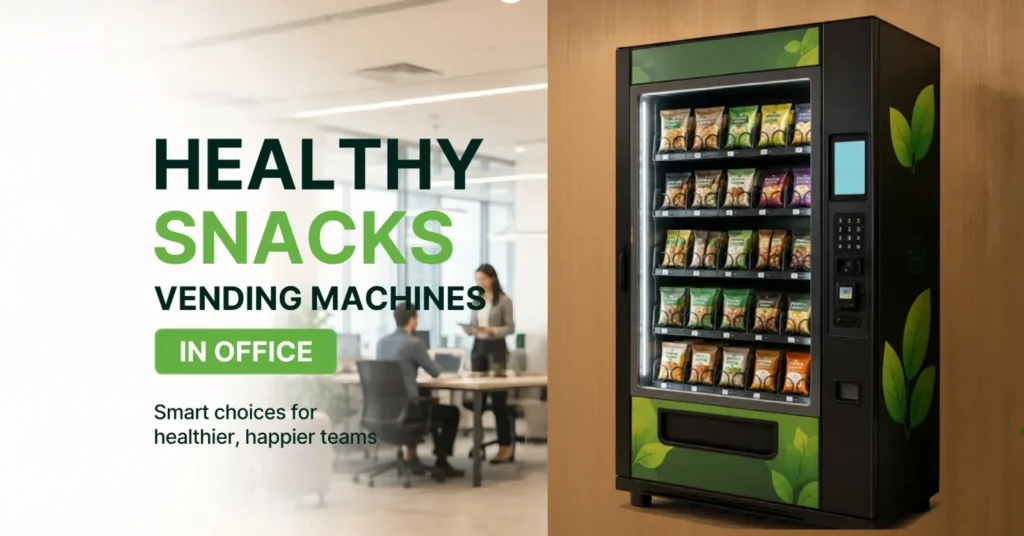 healthy snacks vending machines in office